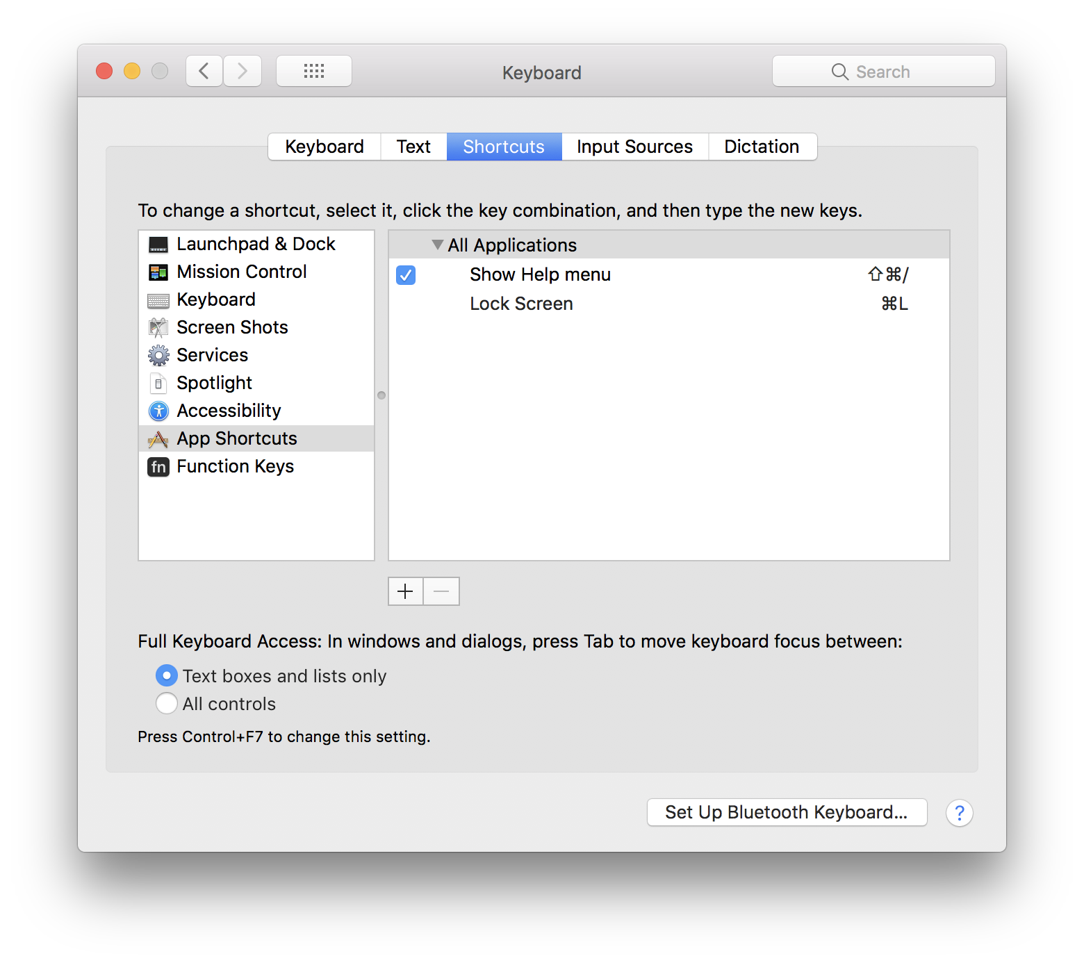 shortcut to lock mac os x
